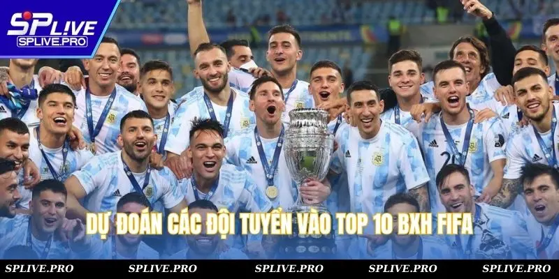 Dự đoán các đội tuyển vào top 10 BXH FIFA